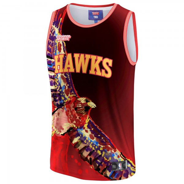 Игровая форма Atlanta Hawks NBA & KidSuper Studios Unisex Hometown - Red