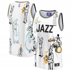 Игровая форма Utah Jazz NBA & KidSuper Studios Unisex Hometown - White