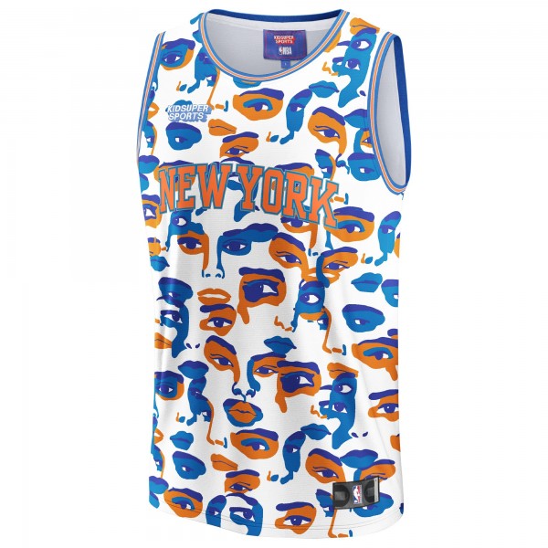 Игровая форма New York Knicks NBA & KidSuper Studios Unisex Hometown - White