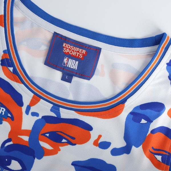 Игровая форма New York Knicks NBA & KidSuper Studios Unisex Hometown - White