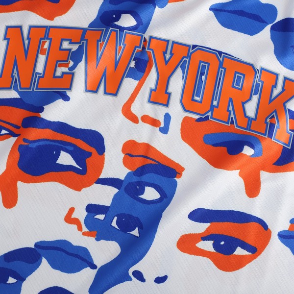 Игровая форма New York Knicks NBA & KidSuper Studios Unisex Hometown - White