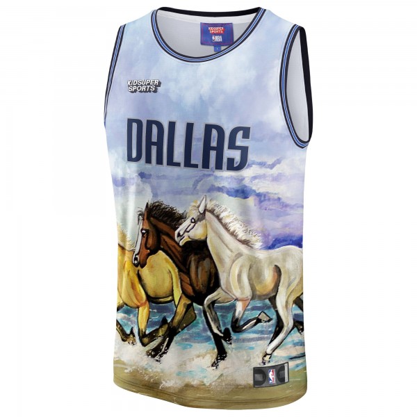 Игровая форма Dallas Mavericks NBA & KidSuper Studios Unisex Hometown - Blue