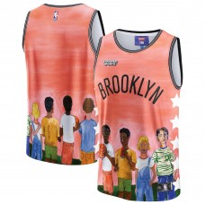 Игровая форма Brooklyn Nets NBA & KidSuper Studios Unisex Hometown - Coral