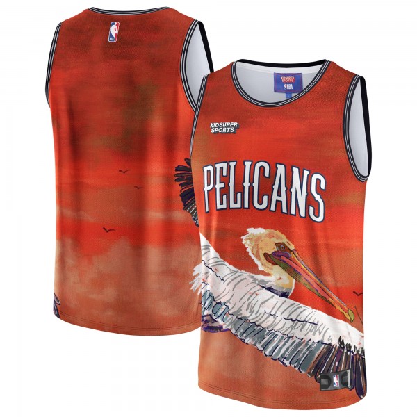 Игровая форма New Orleans Pelicans NBA & KidSuper Studios Unisex Hometown - Red