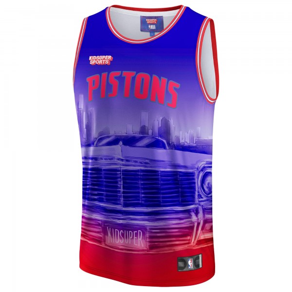 Игровая форма Detroit Pistons NBA & KidSuper Studios Unisex Hometown - Red