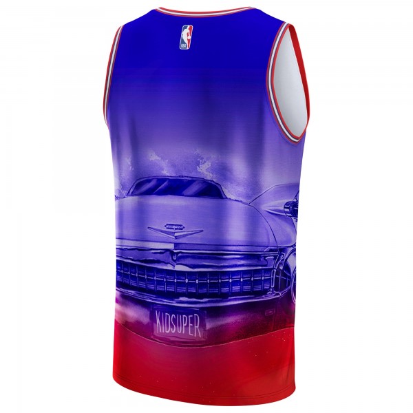 Игровая форма Detroit Pistons NBA & KidSuper Studios Unisex Hometown - Red