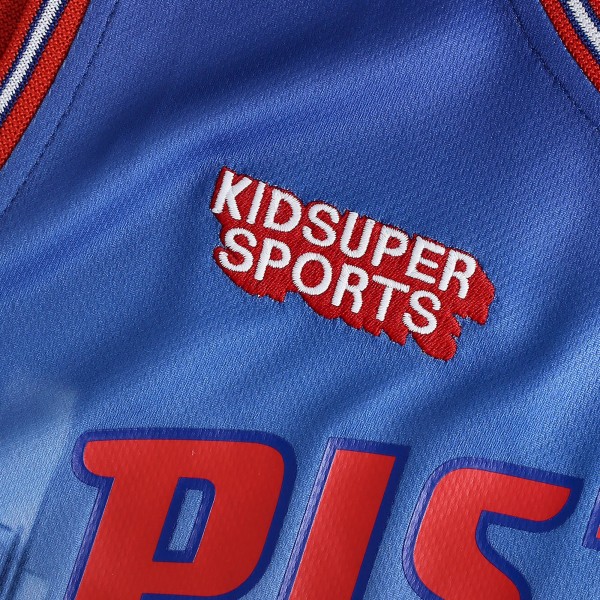 Игровая форма Detroit Pistons NBA & KidSuper Studios Unisex Hometown - Red
