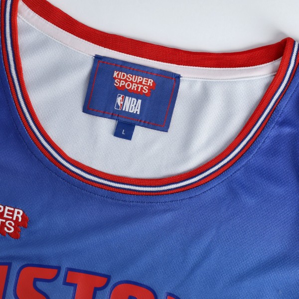 Игровая форма Detroit Pistons NBA & KidSuper Studios Unisex Hometown - Red