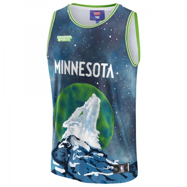 Игровая форма Minnesota Timberwolves NBA & KidSuper Studios Unisex Hometown - Blue