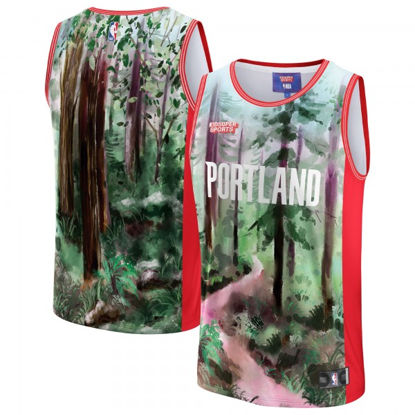 Игровая форма Portland Trail Blazers NBA & KidSuper Studios Unisex Hometown - Green