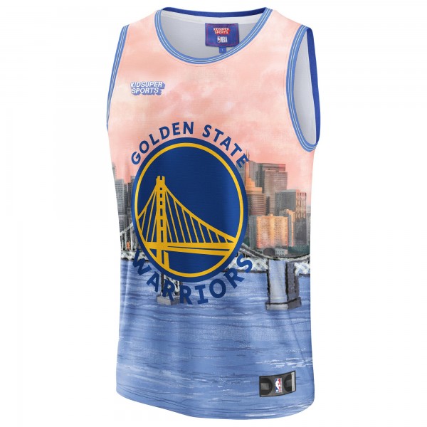 Игровая форма Golden State Warriors NBA & KidSuper Studios Unisex Hometown - Blue