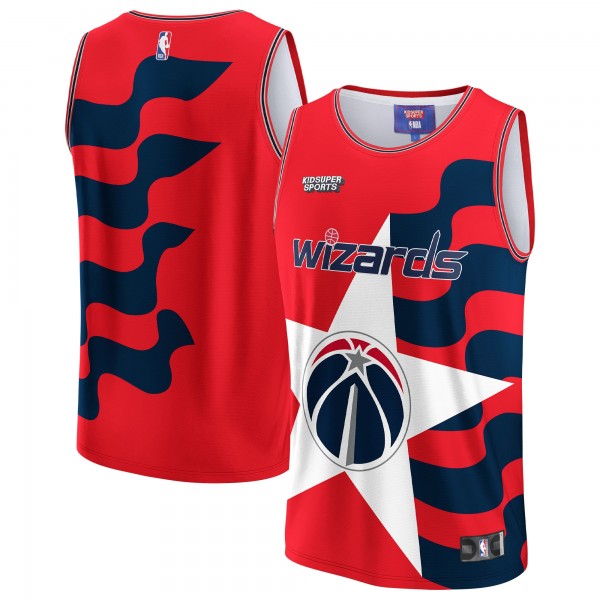 Игровая форма Washington Wizards NBA & KidSuper Studios Unisex Hometown - Red