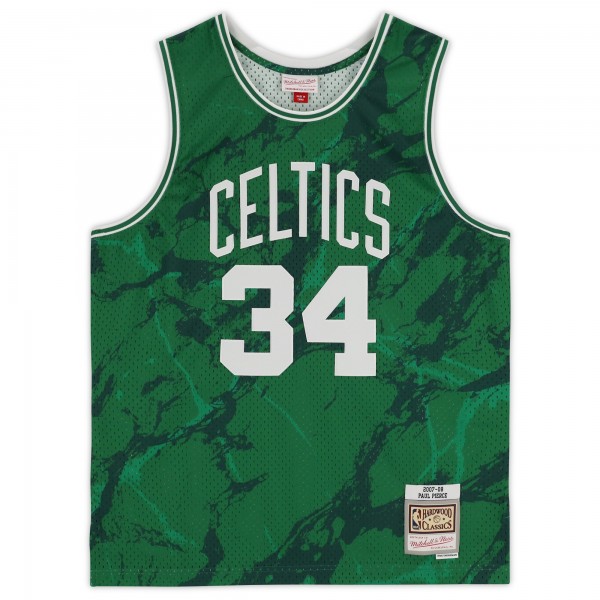 Paul Pierce Boston Celtics Autographed Fanatics Authentic Mitchell & Ness Kelly Green 2007-08 Marble Swingman Jersey with The Truth Inscription