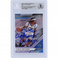 Cole Anthony Orlando Magic Autographed 2020-21 Panini Chronicles XR #280 Beckett Fanatics Witnessed Authenticated Rookie Card with Go Magic Inscription