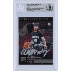 Cole Anthony Orlando Magic Autographed 2020-21 Panini Chronicles #122 Beckett Fanatics Witnessed Authenticated Rookie Card