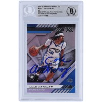 Cole Anthony Orlando Magic Autographed 2020-21 Panini Chronicles XR #280 Beckett Fanatics Witnessed Authenticated Rookie Card
