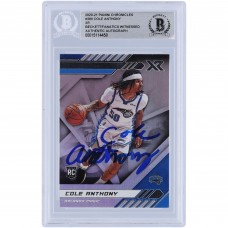 Cole Anthony Orlando Magic Autographed 2020-21 Panini Chronicles XR #280 Beckett Fanatics Witnessed Authenticated Rookie Card