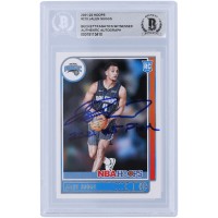 Jalen Suggs Orlando Magic Autographed 2021-22 Panini NBA Hoops #210 Beckett Fanatics Witnessed Authenticated Rookie Card with 2021 #5 Pick Inscription