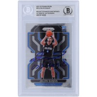 Jalen Suggs Orlando Magic Autographed 2021-22 Panini Prizm #314 Beckett Fanatics Witnessed Authenticated Rookie Card with Go Magic Inscription