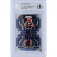Jalen Suggs Orlando Magic Autographed 2021-22 Panini Prizm #314 Beckett Fanatics Witnessed Authenticated Rookie Card with Go Magic Inscription