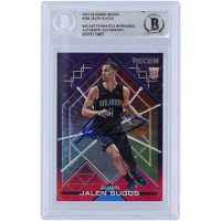 Jalen Suggs Orlando Magic Autographed 2021-22 Panini Recon #209 Beckett Fanatics Witnessed Authenticated Rookie Card