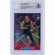 Jalen Suggs Orlando Magic Autographed 2021-22 Panini Recon #209 Beckett Fanatics Witnessed Authenticated Rookie Card