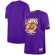 Футболка Los Angeles Lakers New Era Throwback - Purple