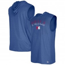 Майка с капюшоном Philadelphia 76ers New Era - Heather Royal