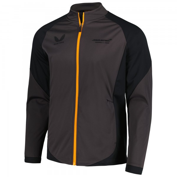 Куртка на молнии McLaren F1 Team Castore 2023 Lifestyle Softshell Raglan - Charcoal