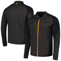 Кофта на молнии McLaren F1 Team Castore 2023 Lifestyle Raglan Full-Zip Track - Charcoal
