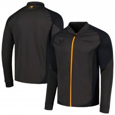 Кофта на молнии McLaren F1 Team Castore 2023 Lifestyle Raglan Full-Zip Track - Charcoal