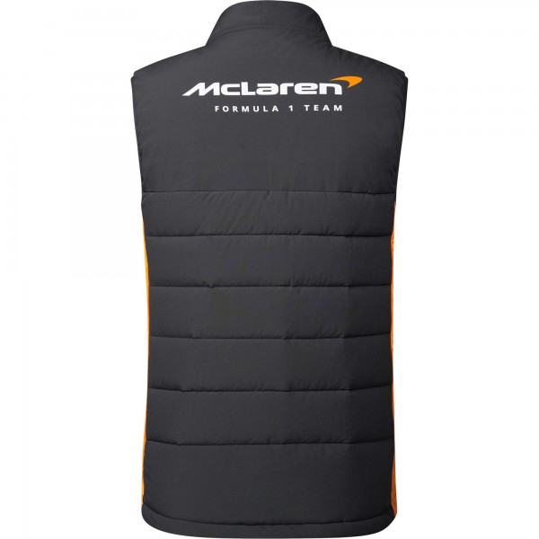 Жилетка на молнии McLaren F1 Team Castore 2023 Replica Hybrid Gilet - Charcoal