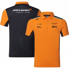 Поло McLaren F1 Team Castore 2023 Replica - Orange/Charcoal