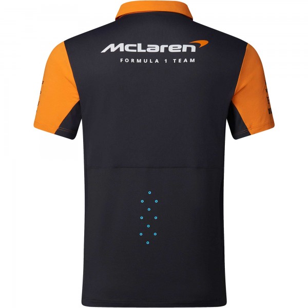 Поло McLaren F1 Team Castore 2023 Replica - Orange/Charcoal