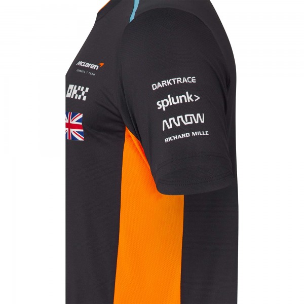 Футболка Lando Norris McLaren F1 Team Castore Replica Set-Up Driver - Charcoal
