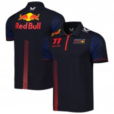 Поло Sergio Perez Red Bull Racing Castore 2023 Driver Edition Quarter-Zip - Navy