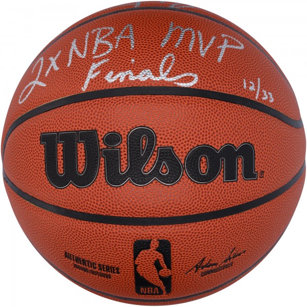 Мяч Larry Bird Boston Celtics Autographed Fanatics Authentic Wilson Authentic Series Indoor/Outdoor with '2X NBA FINALS MVP' Inscription - Limited Edition of 33