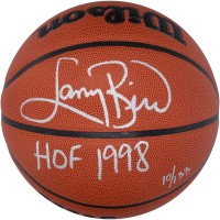 Мяч Larry Bird Boston Celtics Autographed Fanatics Authentic Wilson Authentic Series Indoor/Outdoor with 'HOF 1998' Inscription - Limited Edition of 133