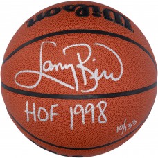 Мяч Larry Bird Boston Celtics Autographed Fanatics Authentic Wilson Authentic Series Indoor/Outdoor with 'HOF 1998' Inscription - Limited Edition of 133