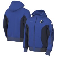 Толстовка на молнии Dallas Mavericks Nike 2023/24 Authentic Showtime Performance - Blue
