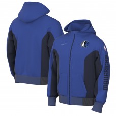 Толстовка на молнии Dallas Mavericks Nike 2023/24 Authentic Showtime Performance - Blue