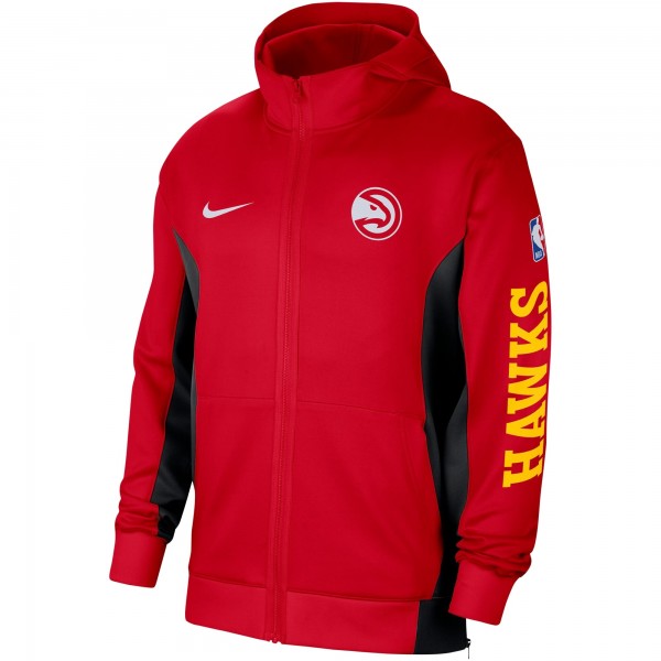 Толстовка на молнии Atlanta Hawks Nike 2023/24 Authentic Showtime Performance - Red