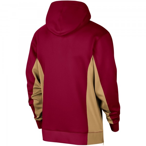 Толстовка на молнии Cleveland Cavaliers Nike 2023/24 Authentic Showtime Performance - Wine