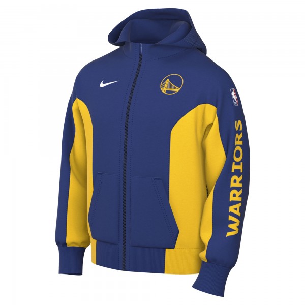 Толстовка на молнии Golden State Warriors Nike 2023/24 Authentic Showtime Performance - Royal