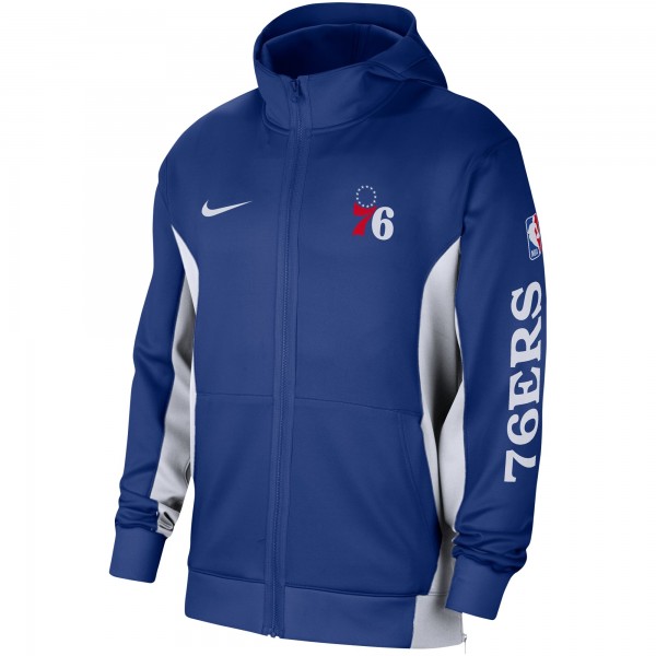 Толстовка на молнии Philadelphia 76ers Nike 2023/24 Authentic Showtime Performance - Royal