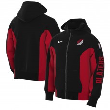 Толстовка на молнии Portland Trail Blazers Nike 2023/24 Authentic Showtime Performance - Black