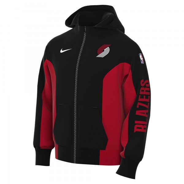 Толстовка на молнии Portland Trail Blazers Nike 2023/24 Authentic Showtime Performance - Black