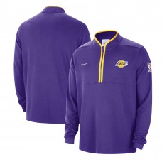 Кофта на короткой молнии Los Angeles Lakers Nike Authentic Performance - Purple