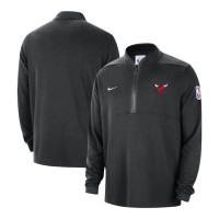 Кофта на короткой молнии Chicago Bulls Nike 2023/24 Authentic Performance - Black