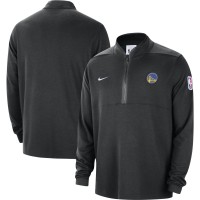 Кофта на короткой молнии Golden State Warriors Nike 2023/24 Authentic Performance - Black